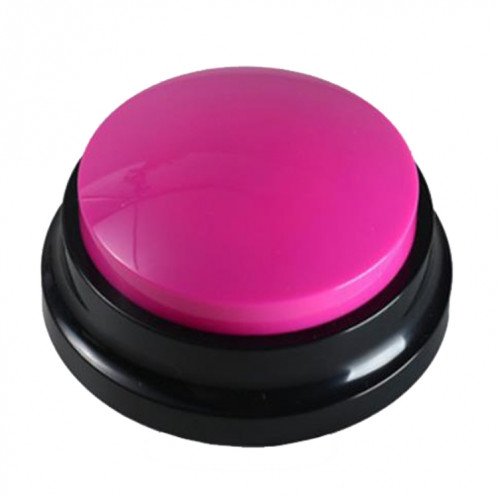 Pet Communication Button Dog Vocal Box Enregistrement Vocalizer, Style: Modèle d'enregistrement (Rose Rouge) SH401G1665-07