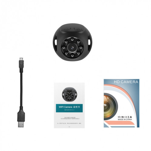 WK10 No Bracket WiFi Intelligent Network Monitor HD Caméra de vision nocturne infrarouge SH320148-09