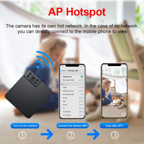 WK11 Smart WiFi Moniteur pour enfants 1080P HD Caméra réseau de photographie sportive SH4601525-09