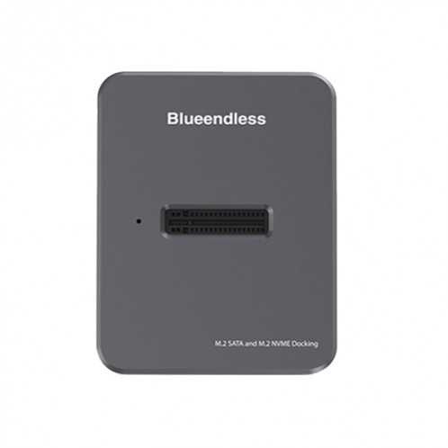 Blueendless SD03 M.2 SATA/NVME Base de disque dur à semi-conducteurs à double protocole (gris) SB401A545-07