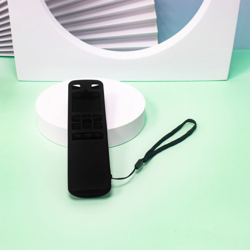 Pour TCL RC802V FMR1 FNR1 Y40 TV télécommande anti-chute étui de protection en silicone (noir) SH301A1594-06