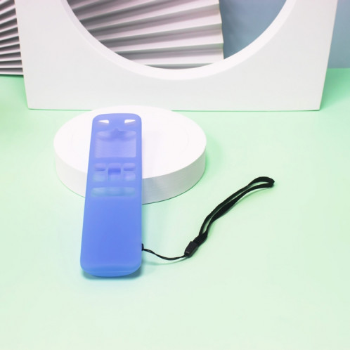 Pour TCL RC802V FMR1 FNR1 Y40 TV télécommande anti-chute étui de protection en silicone (bleu lumineux) SH301D57-06