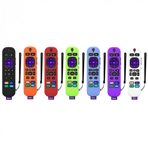Pour TCL Roku Voice Remote Pro Y30 Télécommande Étui de protection en silicone antichoc (Bleu lumineux) SH701E908-06