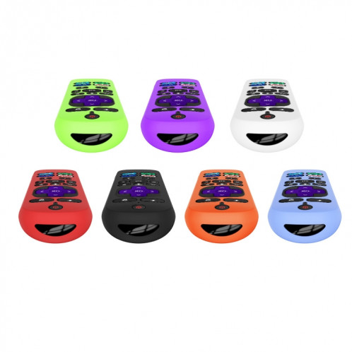 Pour TCL Roku Voice Remote Pro Y30 Télécommande Étui de protection en silicone antichoc (vert lumineux) SH701D1706-06