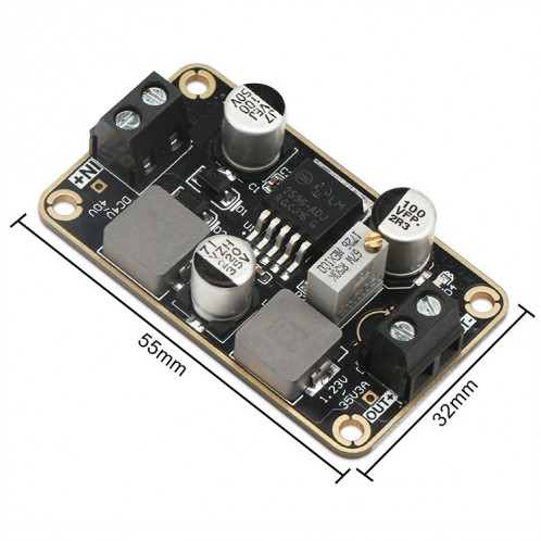 LM2596-ADJ DC-DC Module d'alimentation abaisseur réglable 4V-40V à 1.23-35V 3A carte stéréotype (comme le montre) SH701A385-07