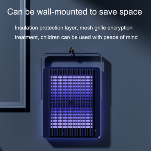 Piège à moustiques à inhalation électrique intérieur extérieur 2 en 1 (bleu) SH101B1336-06