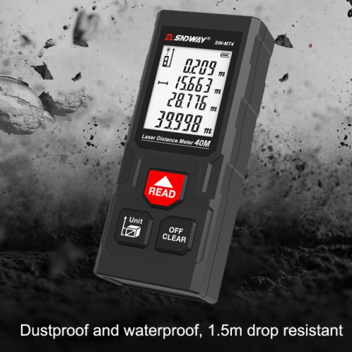 SNDWAY MT4 modèle de batterie télémètre infrarouge règle électronique de haute précision télémètre Laser SS5901270-06