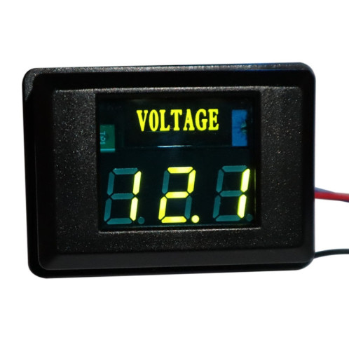 DES-2 Compteur de tension de batterie de voiture DC LED Affichage numérique 12V Moto RV Yacht Détecteur de tension (Vert) SH101E1948-06