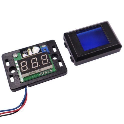 DES-2 Compteur de tension de batterie de voiture DC LED Affichage numérique 12V Moto RV Yacht Détecteur de tension (Vert) SH101E1948-06