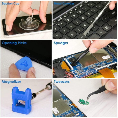 142 en 1 jeu de tournevis de précision Kit de tournevis magnétique pour outil de réparation de téléphone PC SH27811176-06