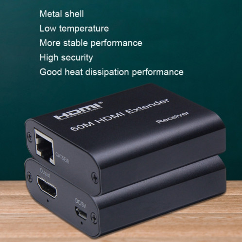 BW-HE60U Extendeur HDMI 60m RJ45 vers HDMI Transmission par câble réseau SH28151076-06