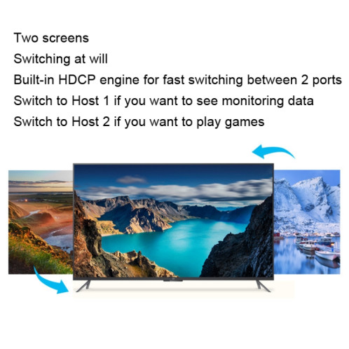 Commutateur KVM HDMI BW-21UHB 2 ports 2 entrées 1 sortie SH2822782-06