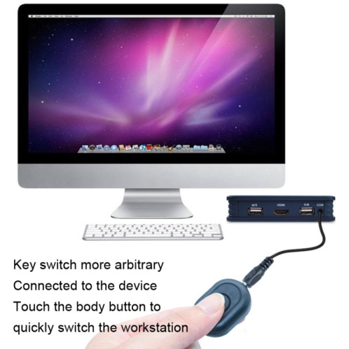 Commutateur KVM HDMI BW-21UHB 2 ports 2 entrées 1 sortie SH2822782-06
