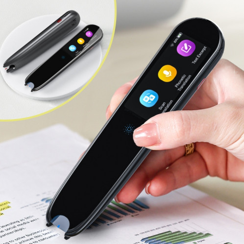 X2 Version internationale stylo de traduction multilingue apprentissage hors ligne stylo de numérisation 112 langues (noir) SH501A1031-010