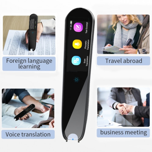 X2 Version internationale stylo de traduction multilingue apprentissage hors ligne stylo de numérisation 112 langues (noir) SH501A1031-010