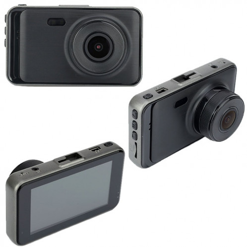 C900 3 pouces 1080P HD Enregistreur de conduite à détection de mouvement à double objectif SH3193976-07