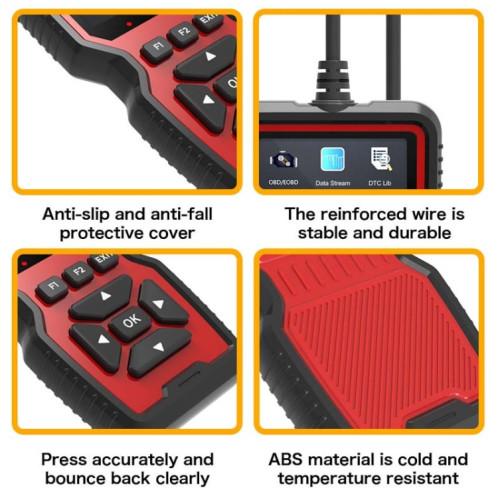V519 OBD2 Détecteur de défaut de voiture à écran coloré SH3215817-09