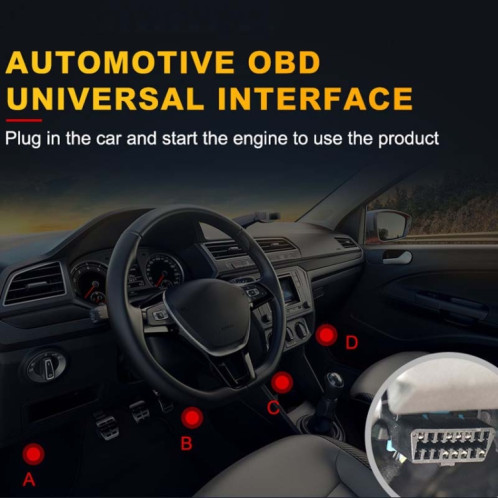 V519 OBD2 Détecteur de défaut de voiture à écran coloré SH3215817-09