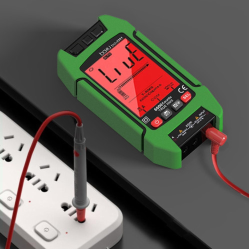 BAKU BA-2201 Testeur de résistance de maintenance pour électricien multimètre numérique (vert) SB801A997-06