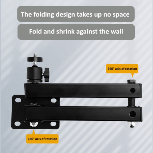 Support de projecteur mural Support mural à bras télescopique pliable SH33541919-06