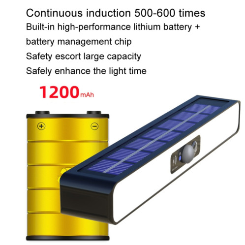 TX-200 Lampe à induction de corps humain de lumière d'escalier de décoration imperméable de paysage solaire, couleur: lumière chaude de coquille noire + support SH94021926-012