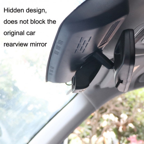 Enregistreur de conduite caché M8 WiFi téléphone connectant la surveillance de stationnement de voiture enregistreur HD 1080P (avec bouton + ligne de surveillance de stationnement) SH802C1337-07