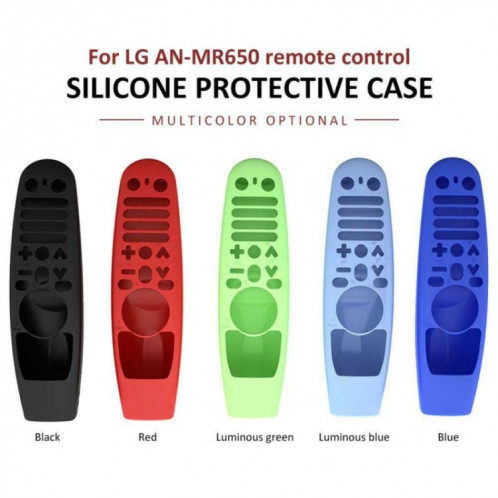 Y5 pour LG AN-MR600/MR650/MR18BA/MR19BA Housse de protection en silicone pour télécommande (vert lumineux) SH301D900-07