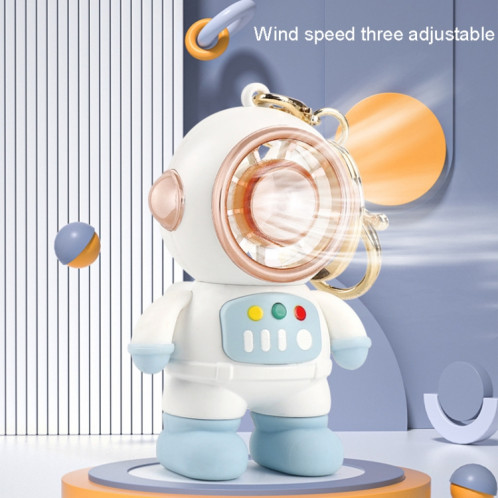 Ventilateur d'astronaute de dessin animé 6092 avec mini ventilateur de charge USB portable (gris foncé) SH101D806-07