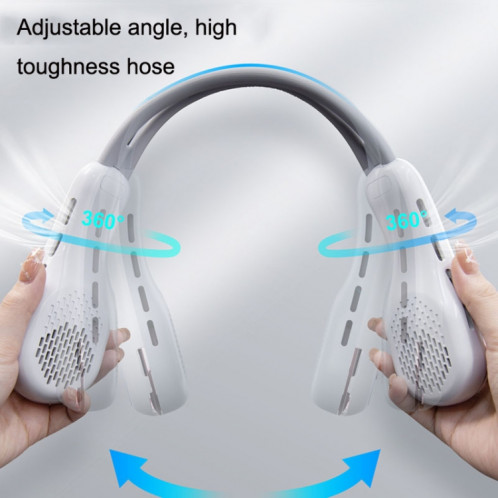 S57 Outdoor Sports RGB Ventilateur de cou suspendu Mini ventilateur USB portable sans lame pliable (vert menthe) SH301B1683-07