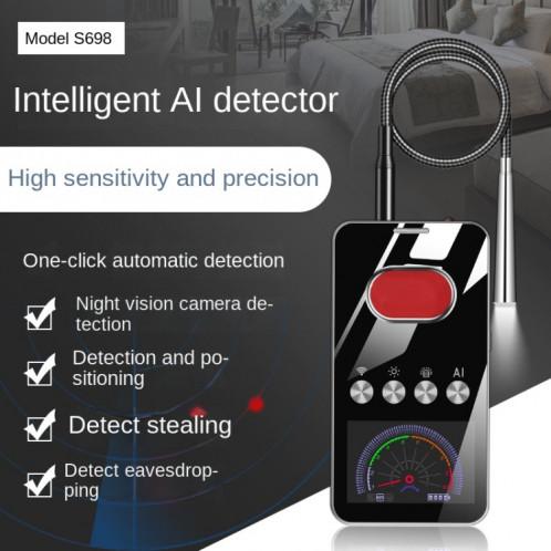 S698 Détecteur GPS intelligent Anti-Sneak Shooting Anti-Monitoring Camera Detector SH37691259-010