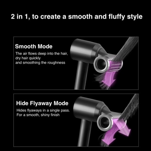 Pour buse de sèche-cheveux Dyson Accessoire Flyaway lisse (gris) SH601A1224-07