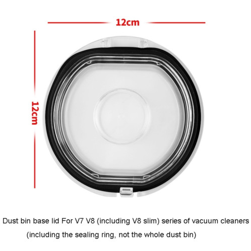 Pour Dyson V7 V8 Dust Bin Base Couvercle Aspirateur Accessoires de remplacement SH7802635-06