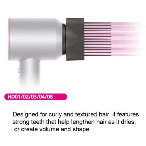 Pour sèche-cheveux Dyson peigne à dents larges buse de lissage outil de styler de cheveux SH37931863-06