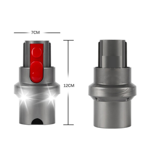 Adaptateur de tête d'aspiration pour aspirateur Dyson V7 V8 V10 V11 V15 avec lumière LED SH3798195-06