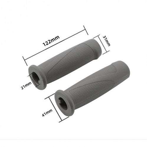 Pour Ninebot F30/F40 1 paire de housses de guidon en silicone pour scooter électrique (gris) SH501A1818-06
