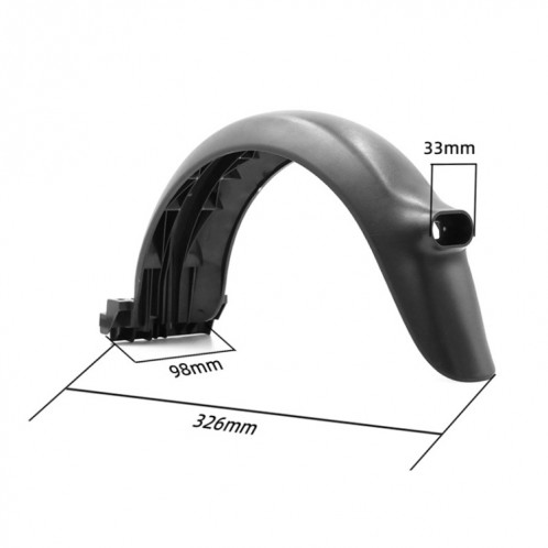 Pour les accessoires de scooter électrique Ninebot F30, style : garde-boue arrière. SH9201215-06