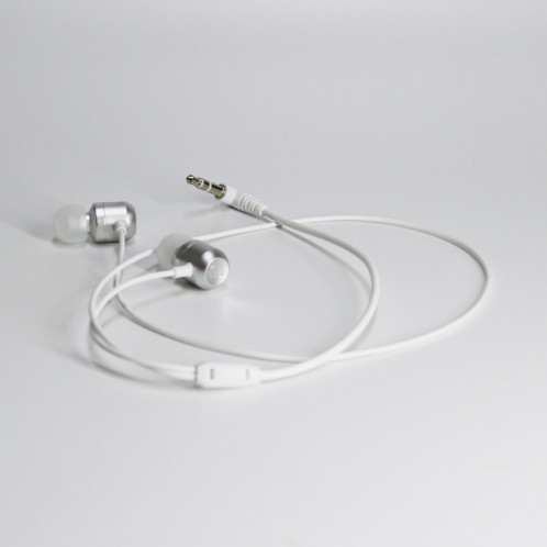 Pour Meta Quest 2 VR lunettes casque intra-auriculaire 3.5 écouteurs en aluminium coudé (blanc) SH501A1874-05