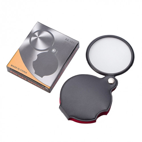 5pcs 50mm 8X Mini Loupe Pliante en Cuir SH439342-06