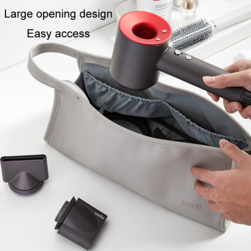 Baona BN-DS001 pour accessoires de sèche-cheveux Dyson Organiseur en cuir (abricot clair) SB301C140-05