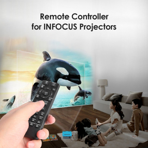 Pour InFocus IN112 IN114 IN124 IN3136 Projecteur 2 pièces Télécommande SH4508738-05