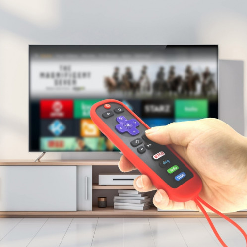 Pour TCL Roku RC280/RC282 2pcs étui en silicone de télécommande ovale (noir) SH201A441-06
