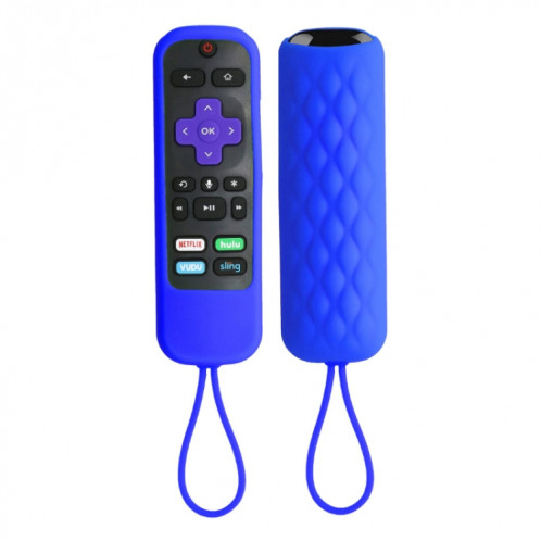 Pour TCL Roku 3600R/3900/Voice RCAL7R 2 pièces coque en silicone pour télécommande (bleu mer) SH401C324-06