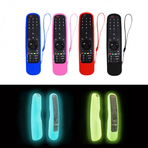 Pour LG MR21GA/MR21GC 2pcs télécommande étui en silicone (bleu) SH501C1245-06