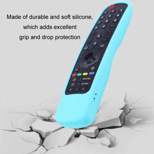 Pour LG MR21GA/MR21GC 2pcs télécommande étui en silicone (rose) SH501D1457-06