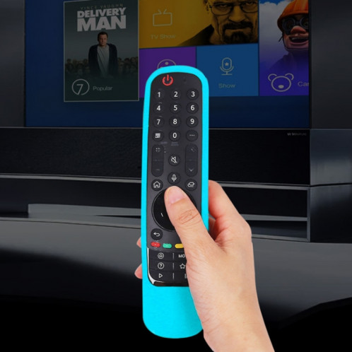 Pour LG MR21GA/MR21GC 2pcs télécommande étui en silicone (noir) SH501A66-06