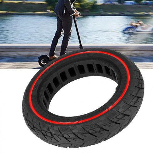 Pour Ninebot Max G30 10 X 2,5 pouces (60/70-6,5) Scooter Solid Rubber Tire Red Line SH1901112-05