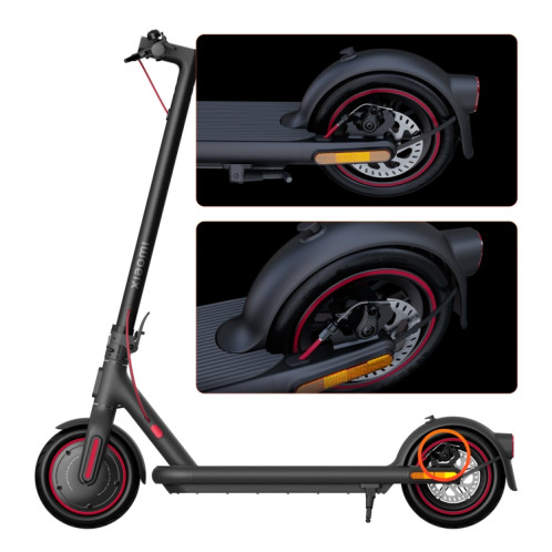 Pour Xiaomi Electric Scooter 3/ 4 Pro Étriers de frein à disque de roue arrière (noir) SH701A959-06