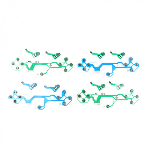 Pour PS5 Controller 2sets Button Ribbon Circuit Board Film conducteur (vert) SH001A59-04