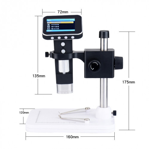 DM1 3,5 pouces écran intelligent sans fil 500X HD Microscope numérique portable Microscope pour enfants sans support SH7102436-07