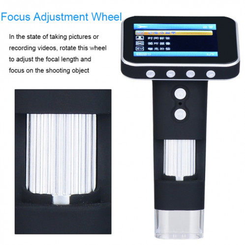 DM1 3,5 pouces écran intelligent sans fil 500X HD Microscope numérique portable Microscope pour enfants sans support SH7102436-07